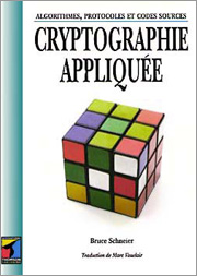 Cover of the French First Edition of Applied Cryptography