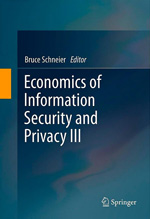 Cover of Economics of Information Security and Privacy III